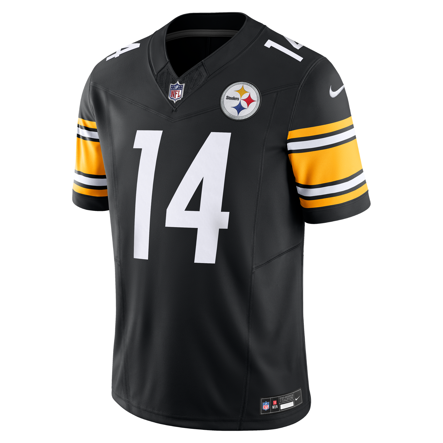 George Pickens #14 Pittsburgh Steelers Nike Vapor F.U.S.E. Limited Jersey - Black - Pro League Sports Collectibles Inc.