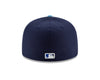 Toronto Blue Jays Alt 4 Official On-Field Postseason 2023 Playoffs New Era 59FIFTY Fitted Hat- Navy/Light Blue - Pro League Sports Collectibles Inc.