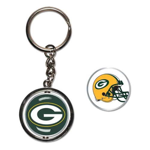 Green Bay Packers Spinner Key Ring