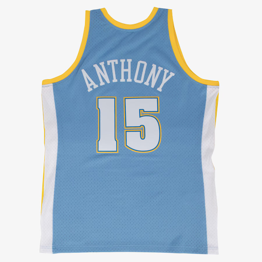 Carmelo Anthony Powder Blue Denver Nuggets 2003/04 Hardwood Classics Swingman Player Jersey