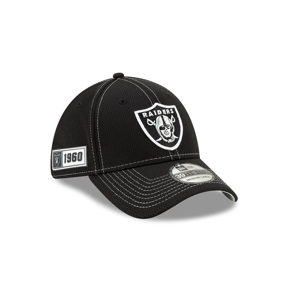 Las Vegas Raiders New Era 2019 On Field Sideline Home 39Thirty Flex Fit Hat - Pro League Sports Collectibles Inc.