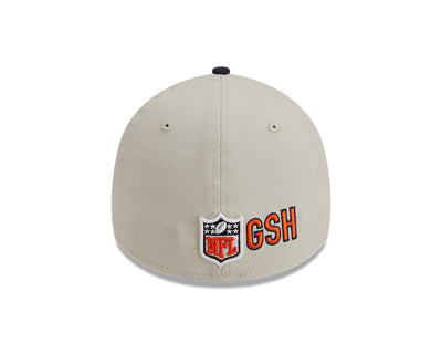 Chicago Bears New Era 2023 Historic Sideline 39THIRTY Flex Hat - Cream/Navy - Pro League Sports Collectibles Inc.