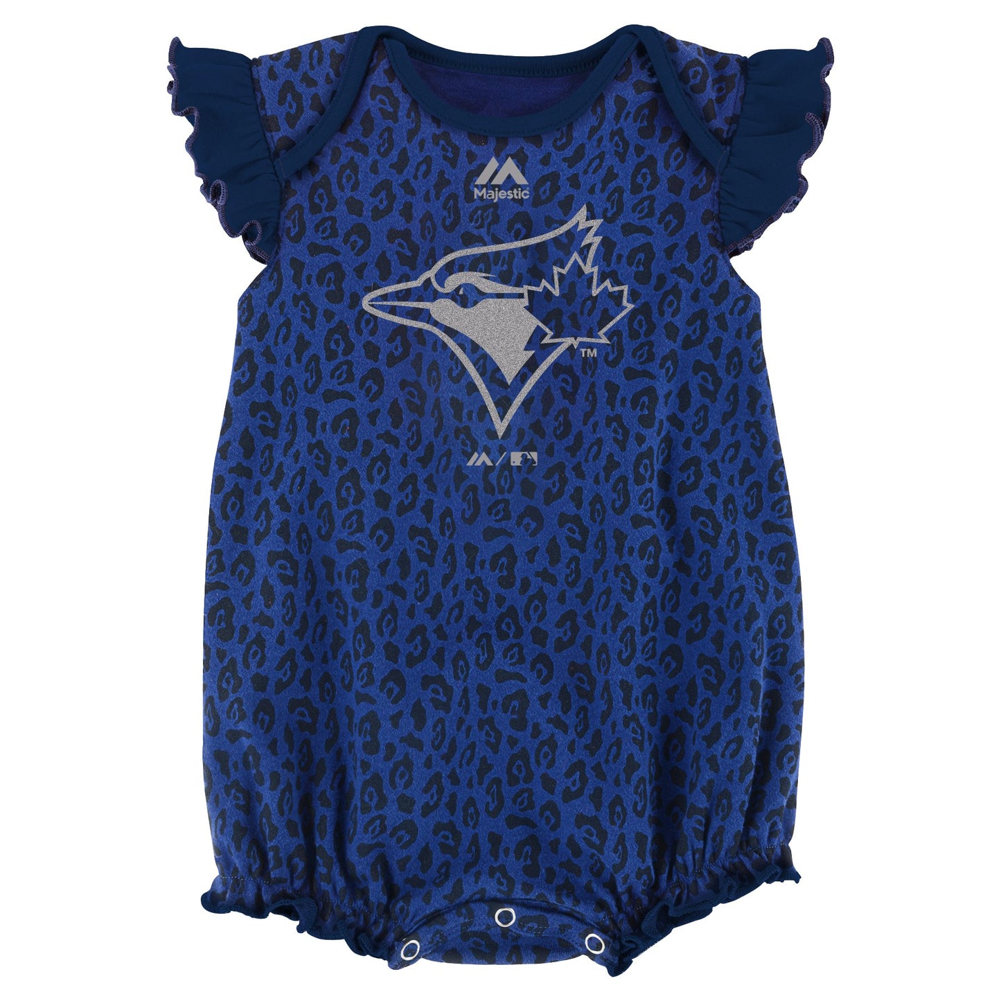 Infant Girl's Toronto Blue Jays Sparkle Romper 2-Pack Creeper Set - Pro League Sports Collectibles Inc.