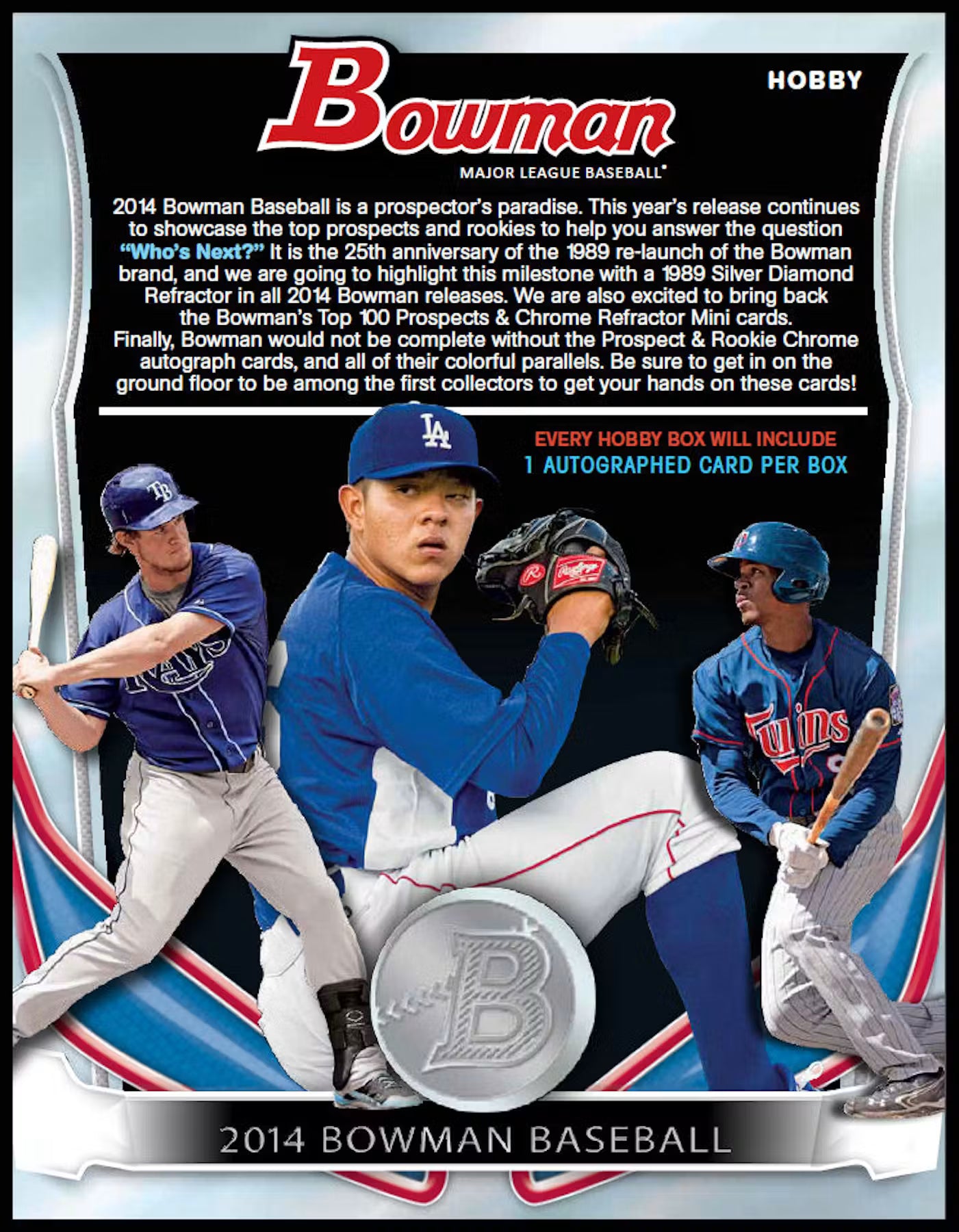 Bowman 2014 MLB Hobby Baseball Box