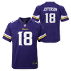 Youth Justin Jefferson #18 Minnesota Vikings Purple Nike - Game Jersey