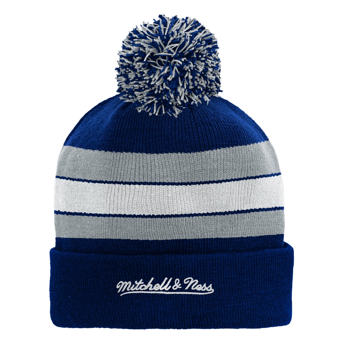 Youth Toronto Maple Leafs Mitchell and Ness HWC Stripe Beanie Toque - Pro League Sports Collectibles Inc.