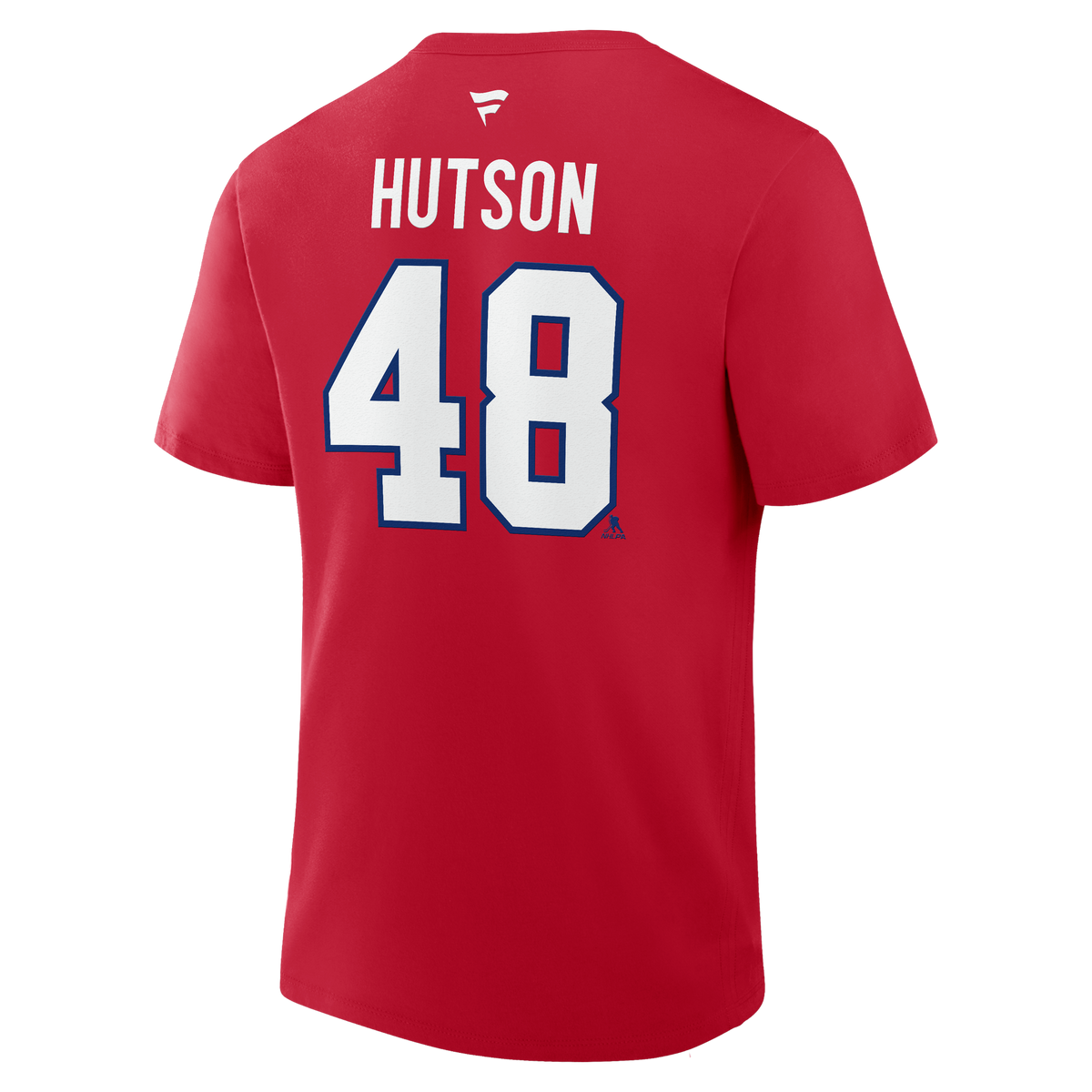 Montreal Canadiens Lane Hutson #48 Fanatics Name and Number T-Shirt - Red