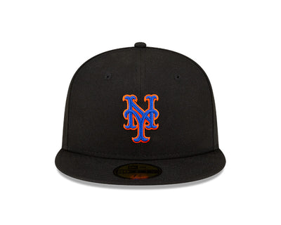 New York Mets 2024 New Era Black Alternate Authentic Collection On-Field 59FIFTY Fitted Hat