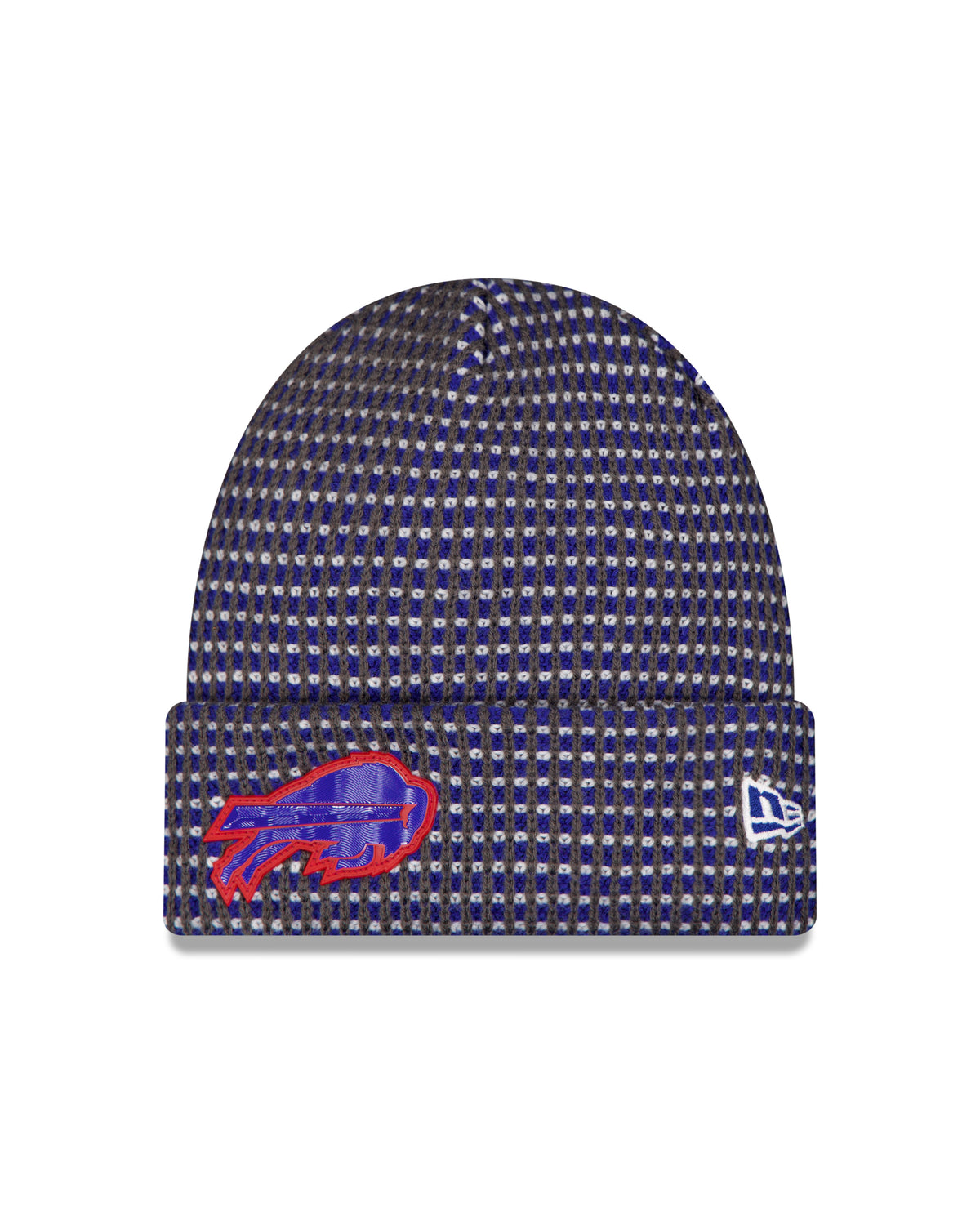 Buffalo Bills 2026 New Era NFL Sideline Cold Weather Cuff Knit Toque - ALT Gray