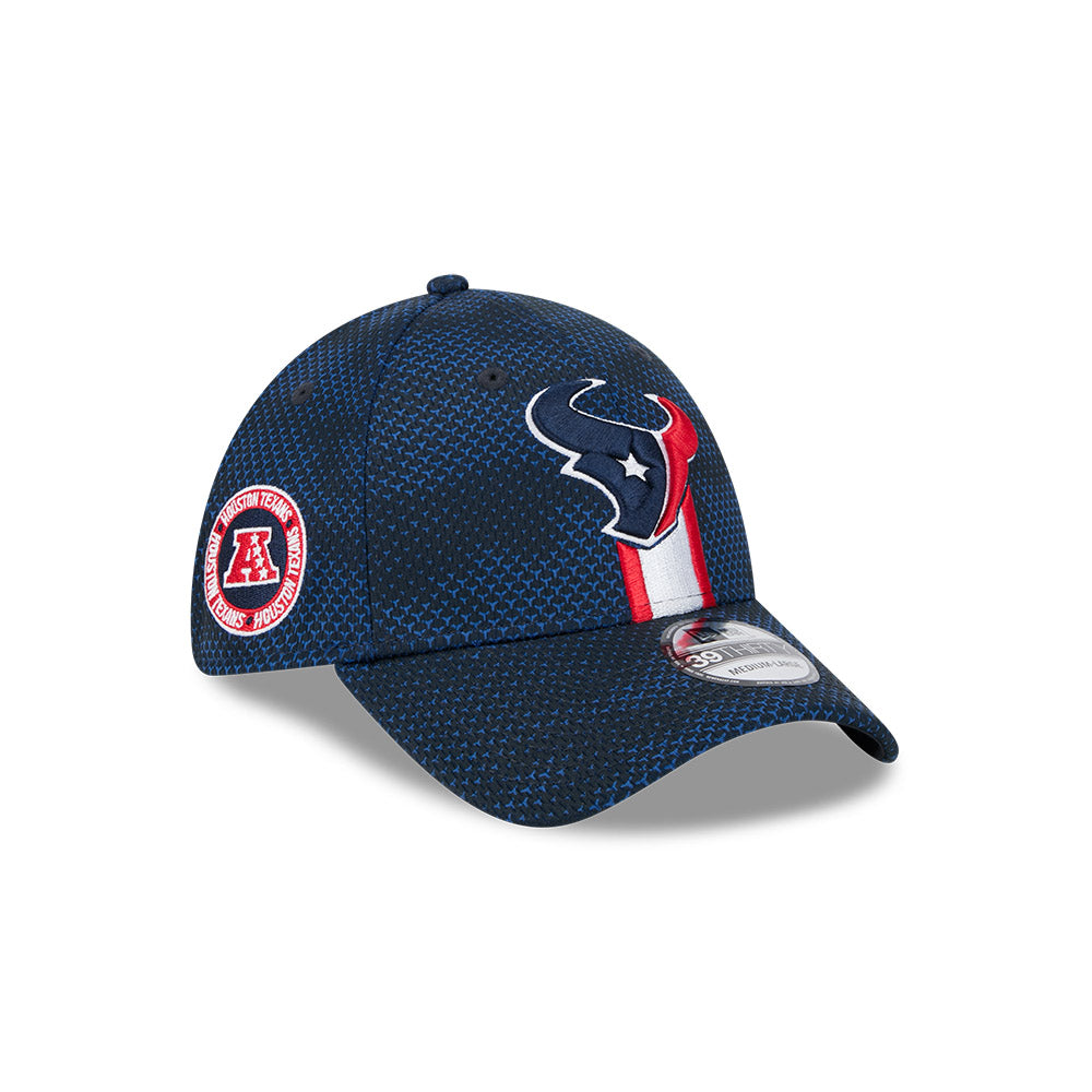 Houston Texans NFL 2024 Sideline New Era 39 Thirty Flex Hat - Navy - Pro League Sports Collectibles Inc.