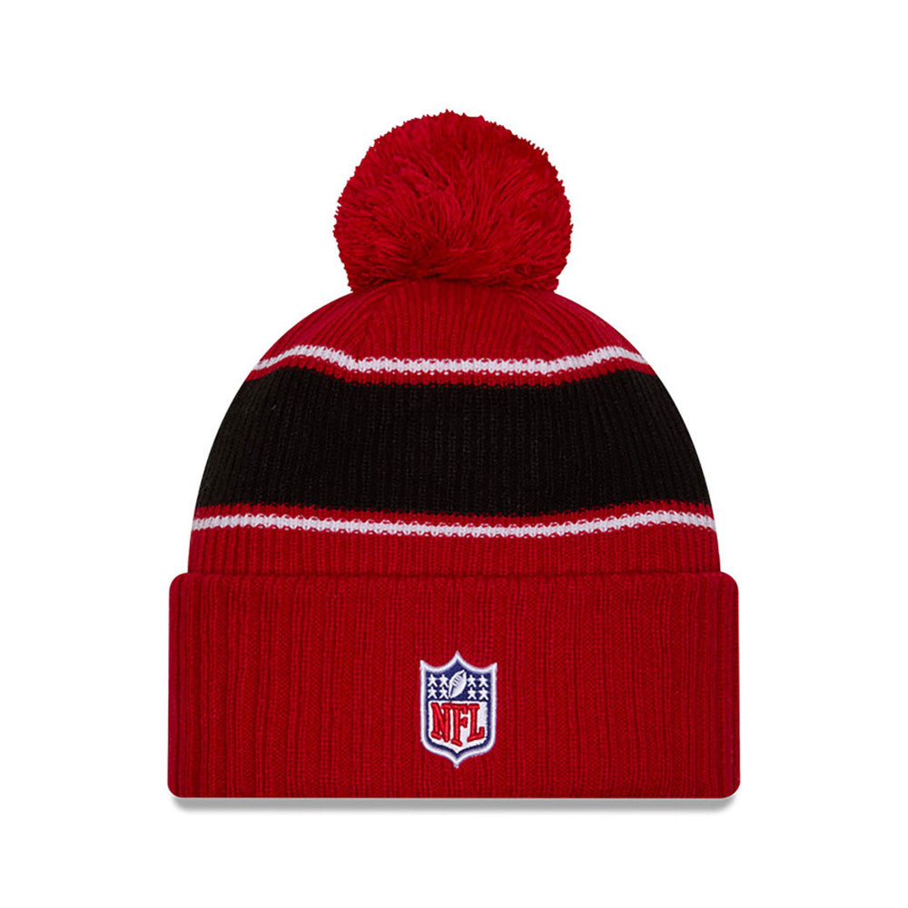 San Francisco 49ers New Era 2024 Sideline Sport Cuffed Knit Hat with Toque - Pro League Sports Collectibles Inc.