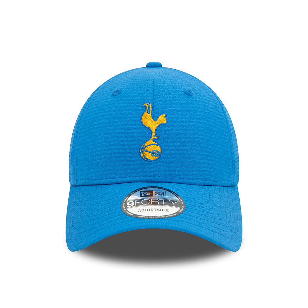 Tottenham Spurs New Era 9FORTY Blue / Yellow Logo Cap New Era 9FORTY Adjustable Hat - Pro League Sports Collectibles Inc.