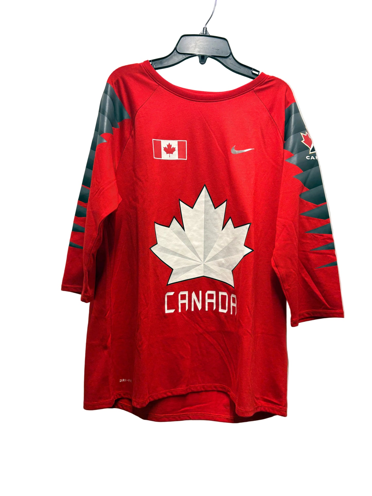 Women's Team Canada Hockey Nike 3/4 Long Sleeve Shirt
