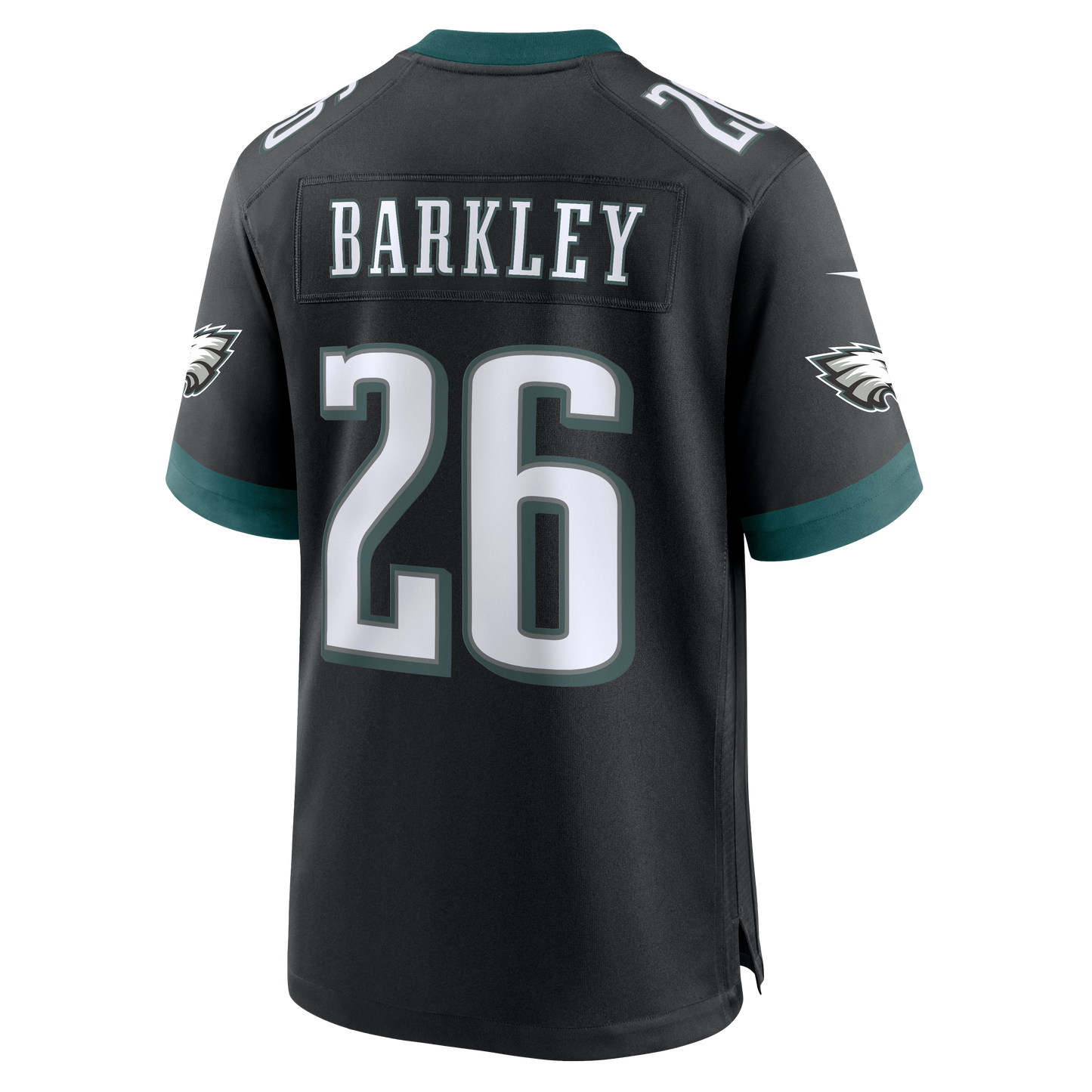 Saquon Barkley #26 Philadelphia Eagles Nike Game Jersey - Alternate Black - Pro League Sports Collectibles Inc.
