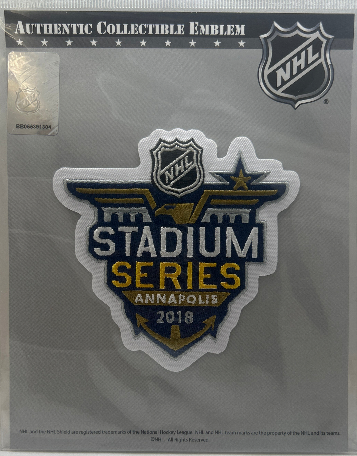 NHL Stadium Series Annapolis 2018 Patch