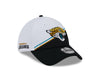 Jacksonville Jaguars New Era 2023 Sideline 39THIRTY Flex Hat - White/Black - Pro League Sports Collectibles Inc.