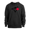 Toronto Blue Jays MLB Express Logo Hoodie - Black (Birdhead) - Red Leaf