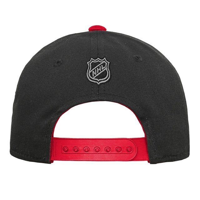 Youth Ottawa Senators Precurved Adjustable Hat - Black