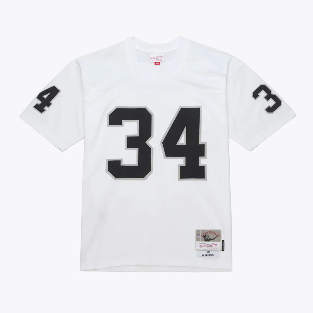 Bo Jackson #34 Las Vegas Raiders 1988 Mitchell & Ness Retired Legacy Jersey - White