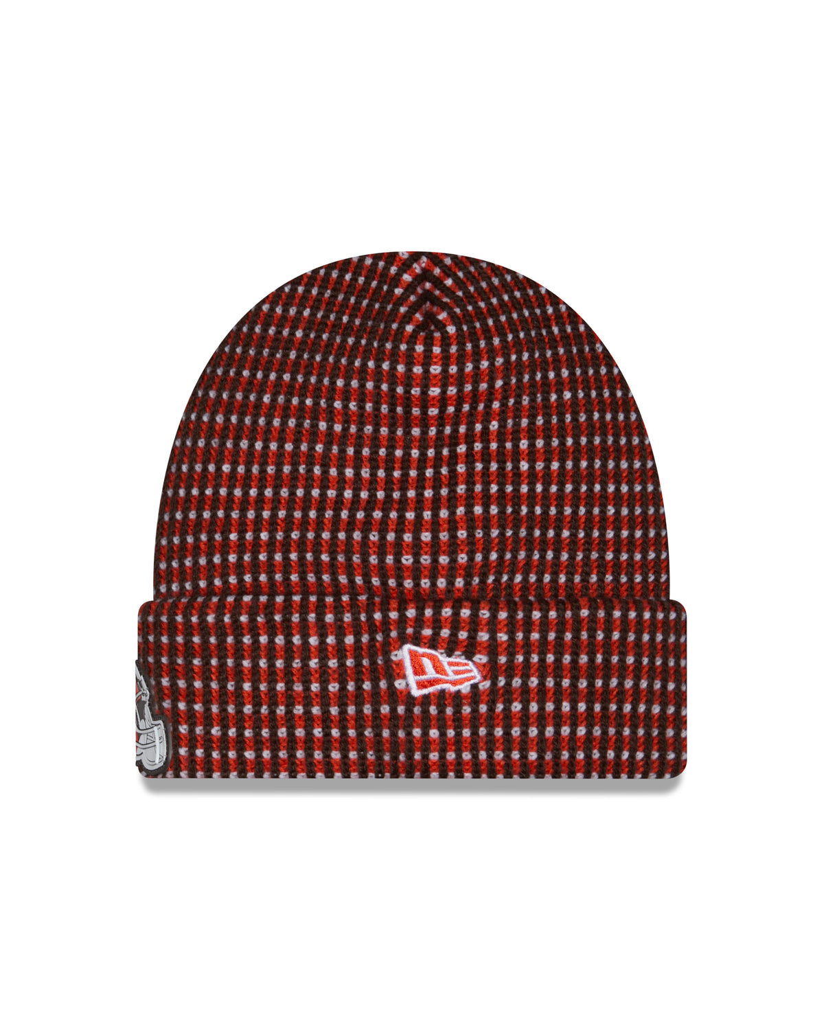 Cleveland Browns 2026 New Era NFL Sideline Cold Weather Cuff Knit Toque - Brown / Orange