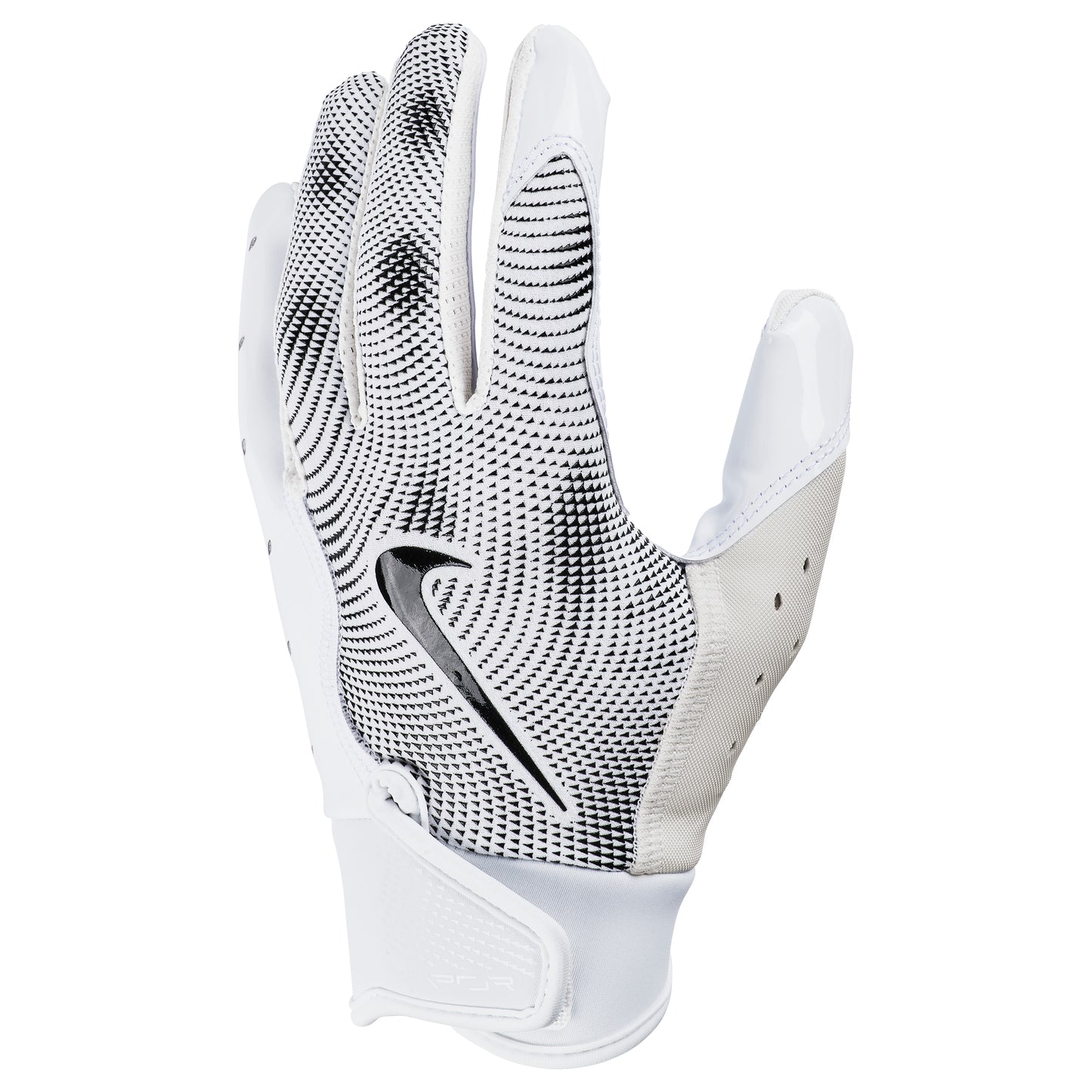 Youth Jet White Nike Vapor Football Gloves