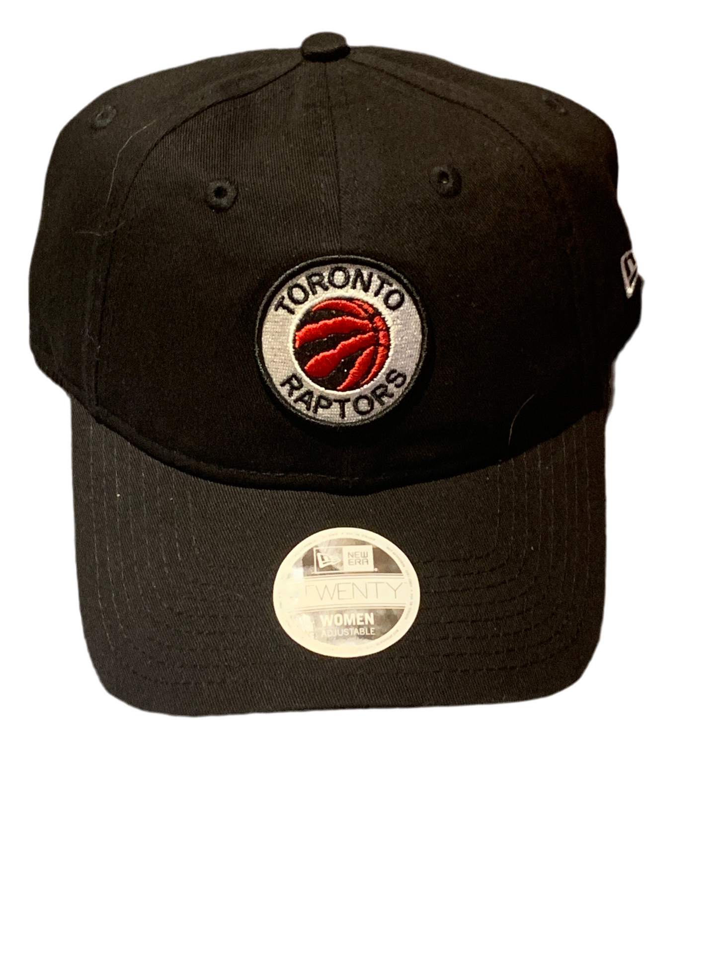 Women's Toronto Raptors Shiny Patch Black 9Twenty Adjustable New Era Hat