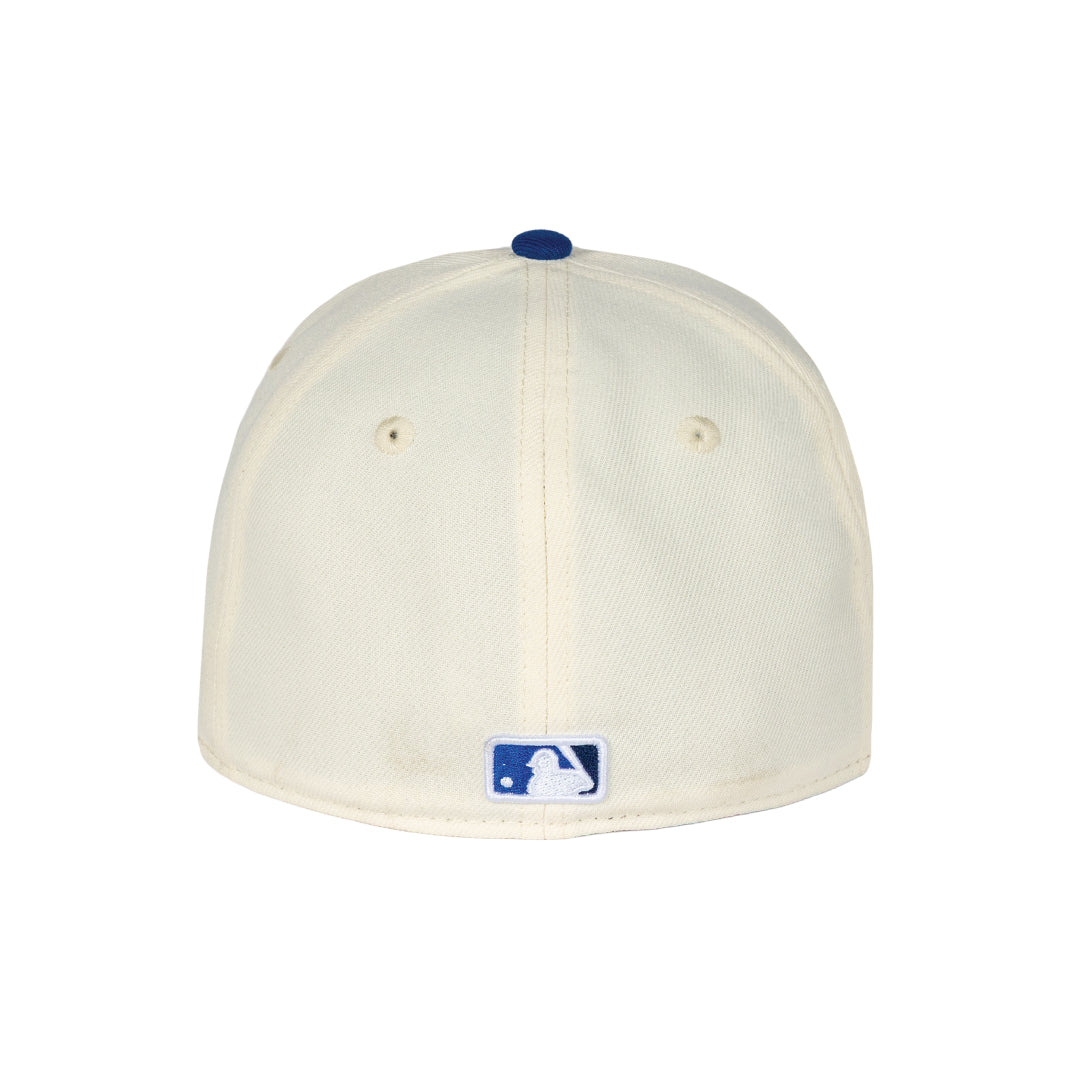 Toronto Blue Jays New Era 2-Tone Cream - 50th Season Anniversary 59FIFTY Fitted Hat with Embroidered Patch