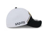 New Orleans Saints New Era 2023 Sideline 39THIRTY Flex Hat - White/Black - Pro League Sports Collectibles Inc.