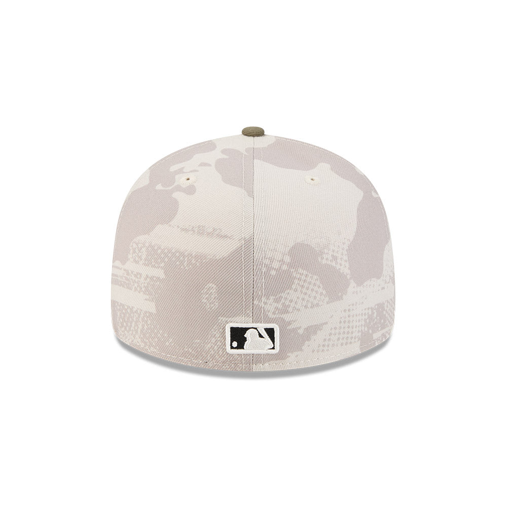 Toronto Blue Jays Camo Armed Forces 2025 On-Field New Era 59FIFTY Fitted Hat