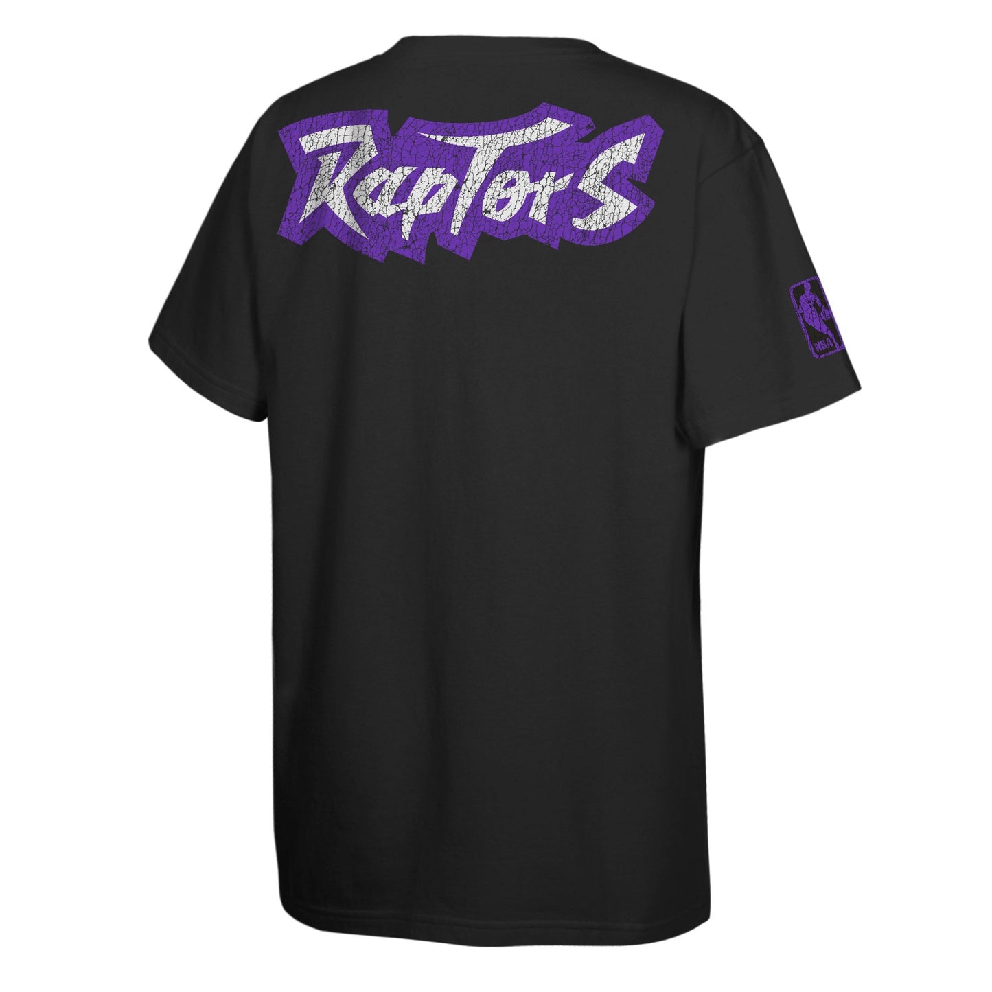 Youth Toronto Raptors Mitchell & Ness Hardwood Classics Hometown 2.0 T-Shirt - Black - Pro League Sports Collectibles Inc.