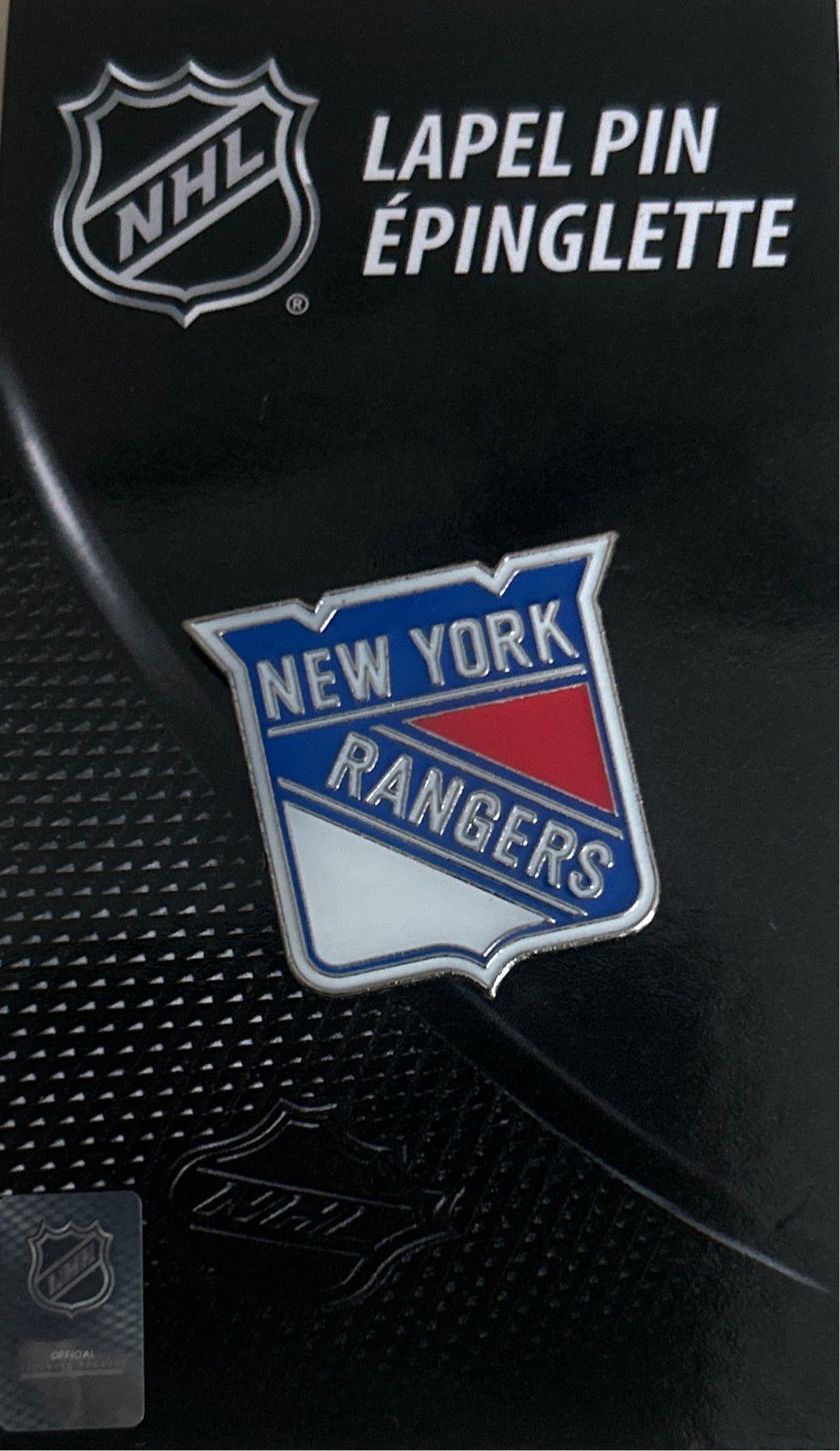New York Rangers NHL Logo Lapel Pin