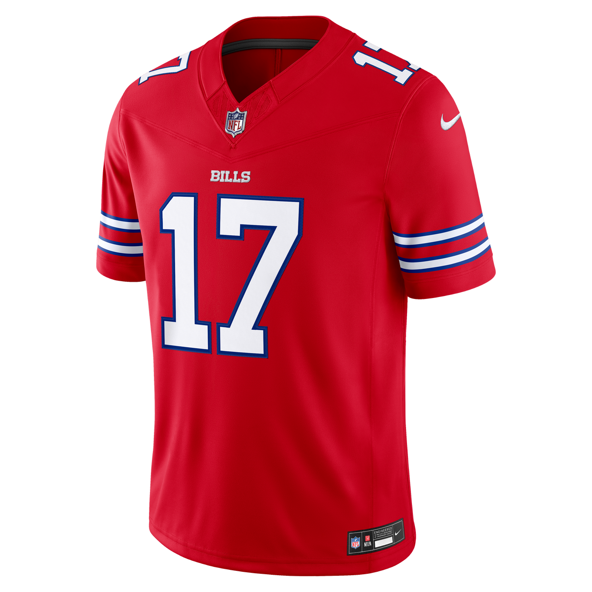 Josh Allen #17 Buffalo Bills Vapor F.U.S.E. Stitched Limited Jersey - Red