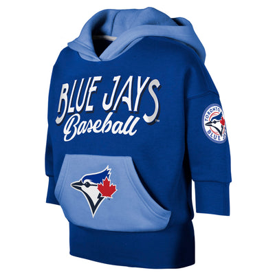 Youth Toronto Blue Jays Pullover Girls Hoodie - Blue and Horizon Blue