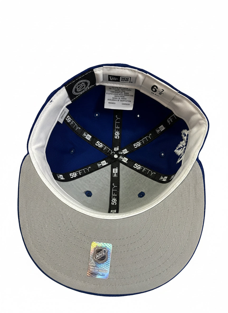 Toronto Maple Leafs New Era Royal Blue 59FIFTY Carlton the Bear Fitted Hat