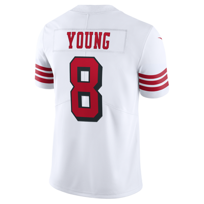 Steve Young  #8 San Francisco 49ers White Nike Vapor Untouchable Limited Retired Player Jersey