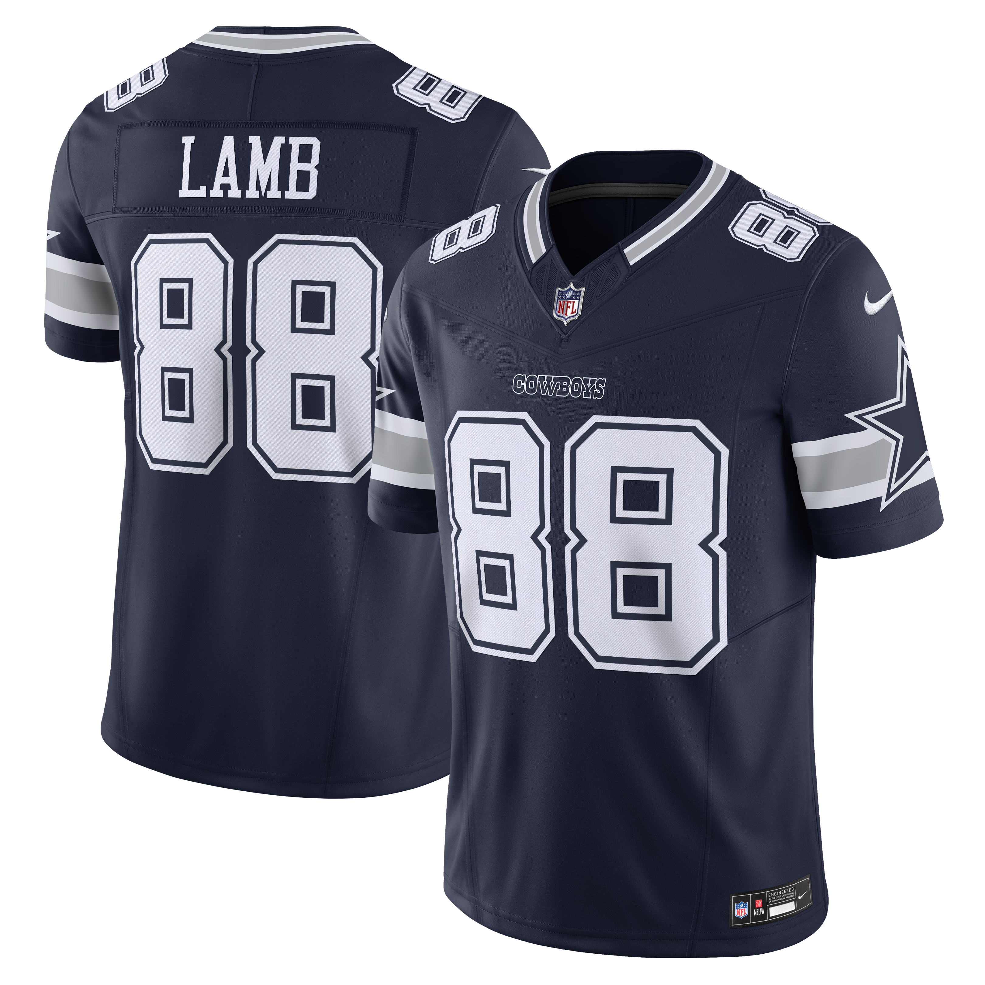 CeeDee Lamb #88 Dallas Cowboys Nike Vapor F.U.S.E. Limited Jersey