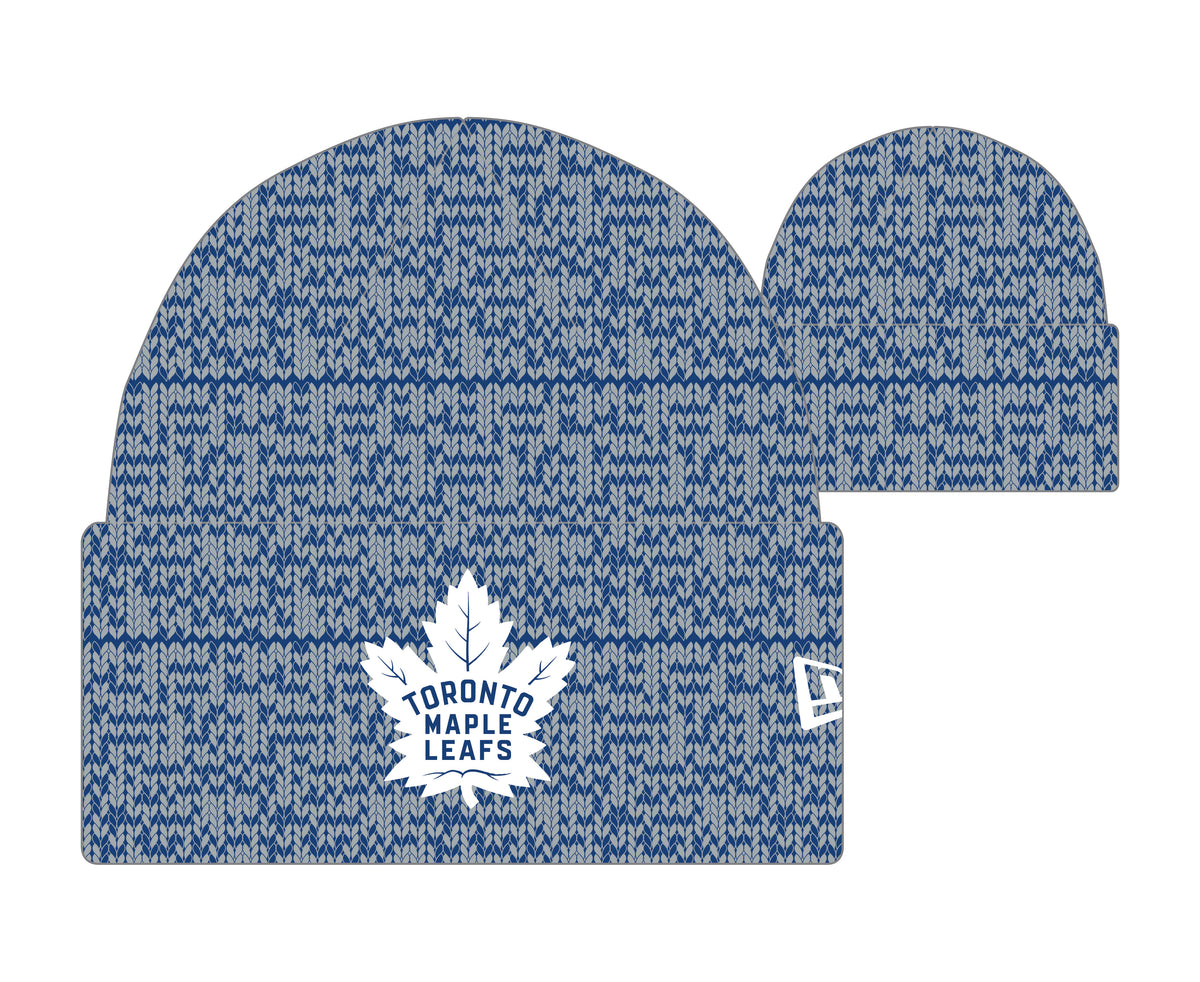 Toronto Maple Leafs New Era Marbled Lined Cuffed Knit Toque