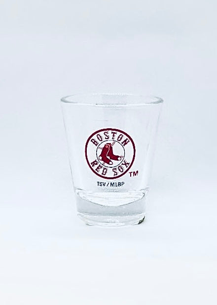 Boston Redsox 2oz Shot Glass - Pro League Sports Collectibles Inc.