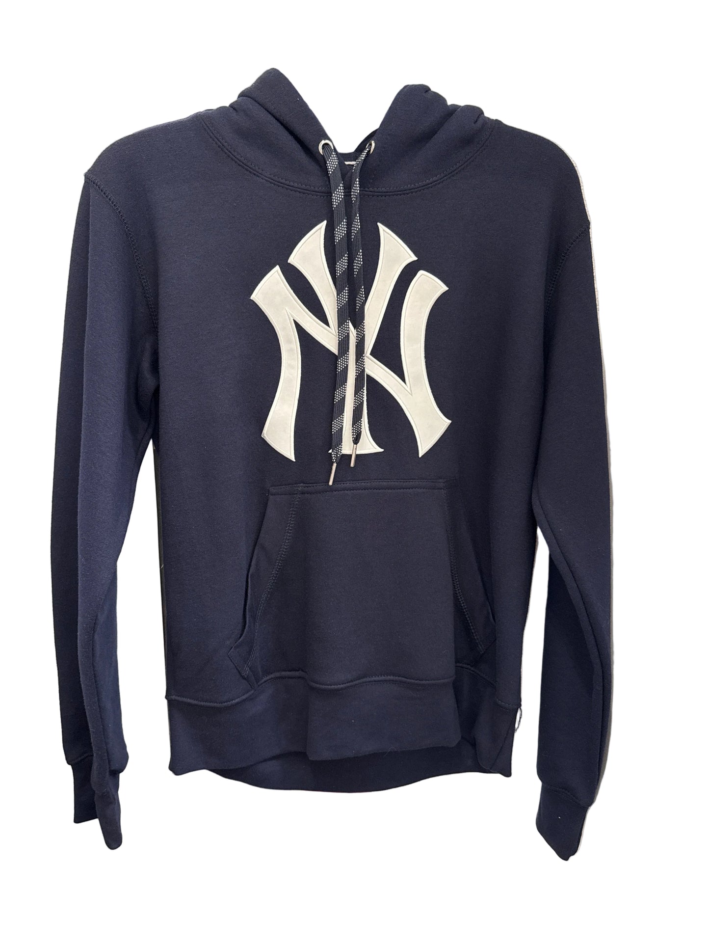 New York Yankees MLB Express Twill Logo Hoodie - Navy