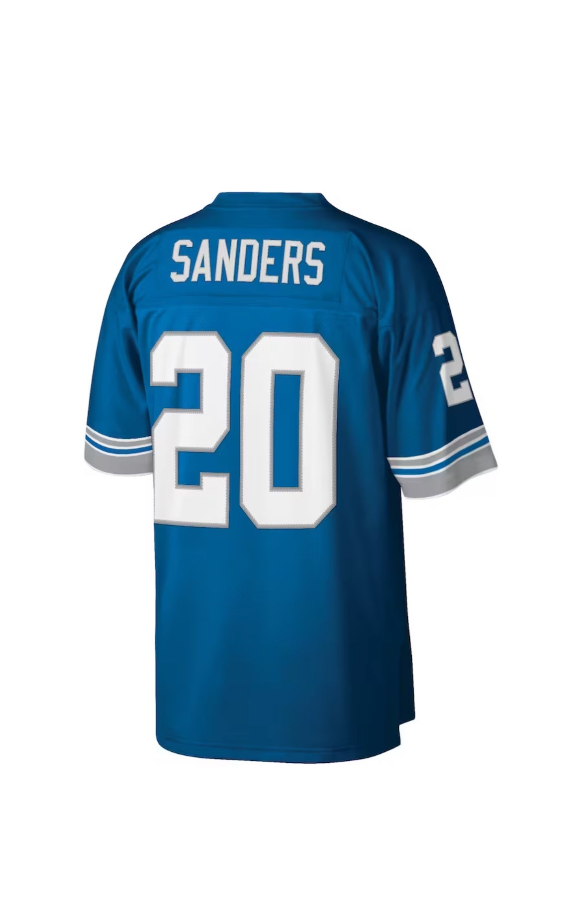 Detroit Lions Barry Sanders 1996 Mitchell & Ness Retired Replica Collection Jersey - Blue - Pro League Sports Collectibles Inc.