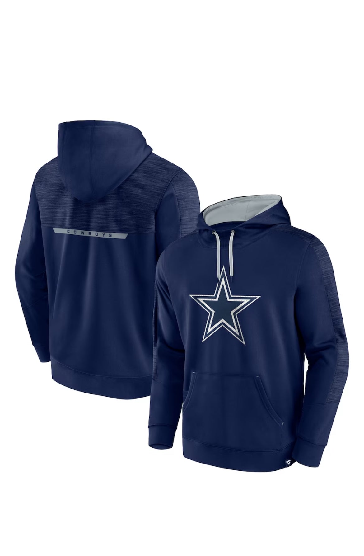 Dallas Cowboys Fanatics Branded Defender Evo Pullover Hoodie - Blue - Pro League Sports Collectibles Inc.