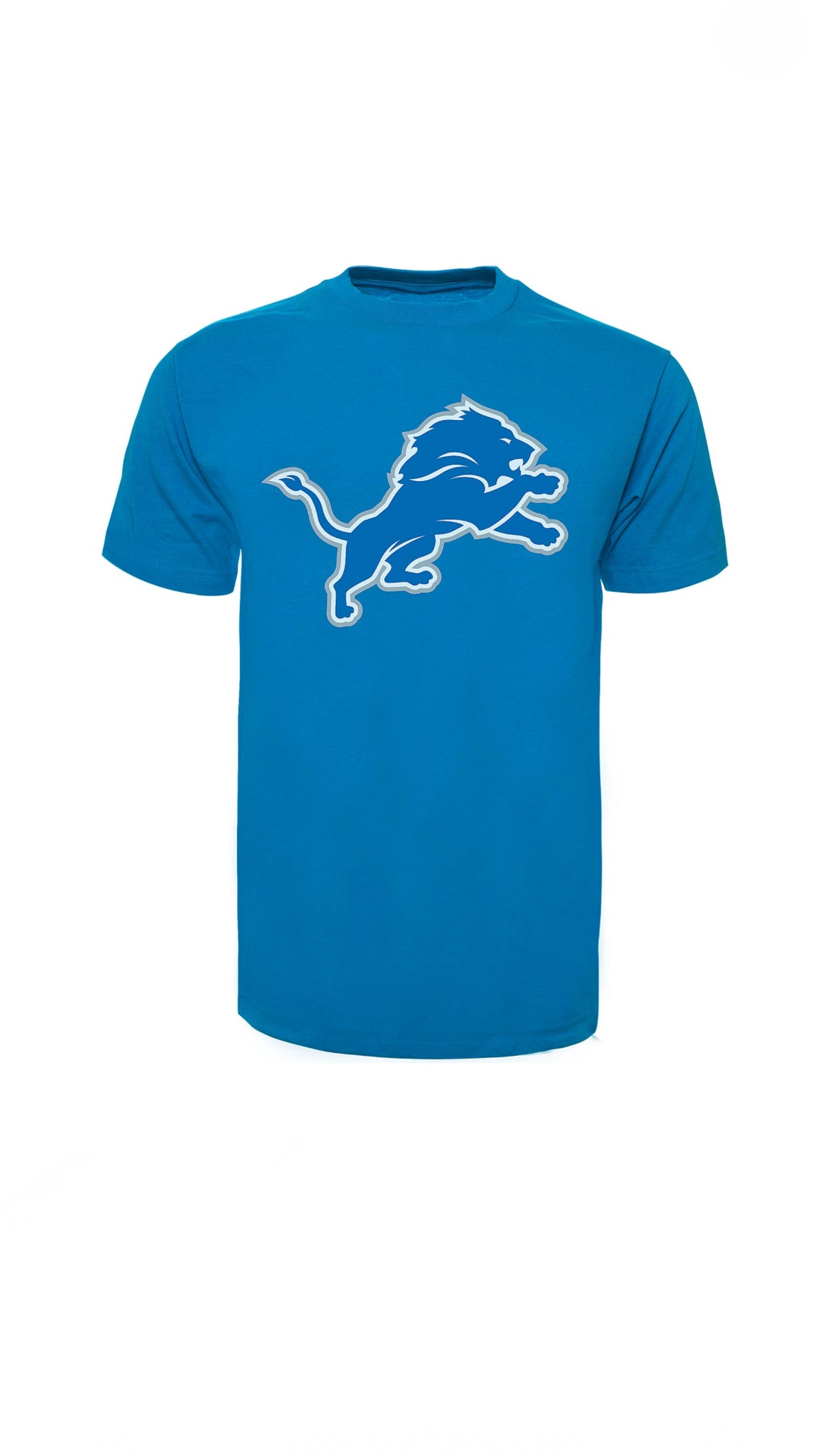 Detroit Lions Fan 47 Brand T-Shirt - Blue - Pro League Sports Collectibles Inc.