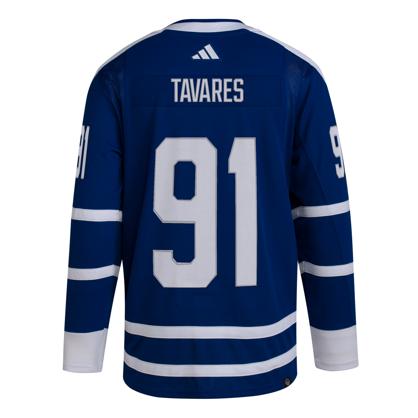 Toronto Maple Leafs John Tavares #91 Adidas Authentic Blue Retro Reverse 2.0 Wordmark Jersey - Pro League Sports Collectibles Inc.