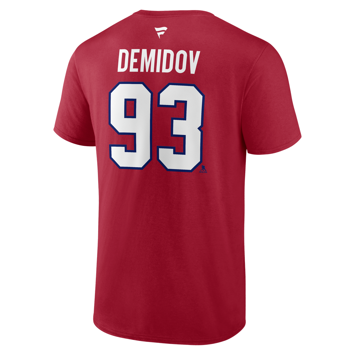 Montreal Canadiens Ivan Demidov #93 Fanatics Name and Number T-Shirt - Red