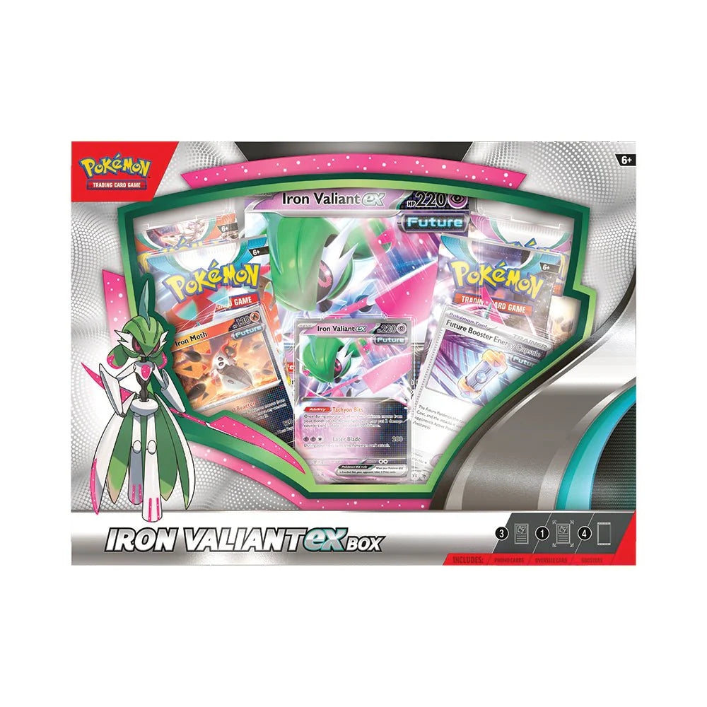 Pokémon TCG: Roaring Moon EX Box And Pokémon TCG: Iron Valiant EX Box - Pro League Sports Collectibles Inc.