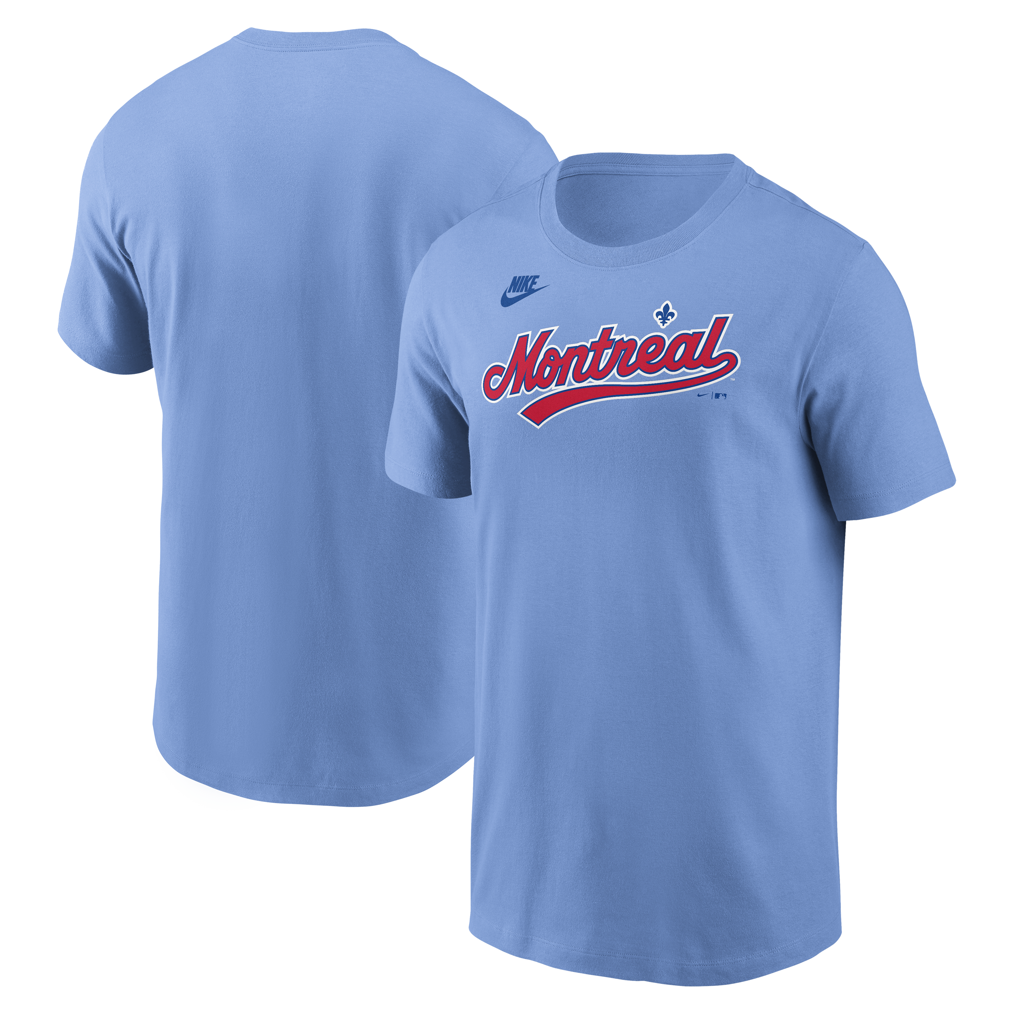 Montreal Expos Nike Cooperstown Collection T-Shirt - Horizon Blue