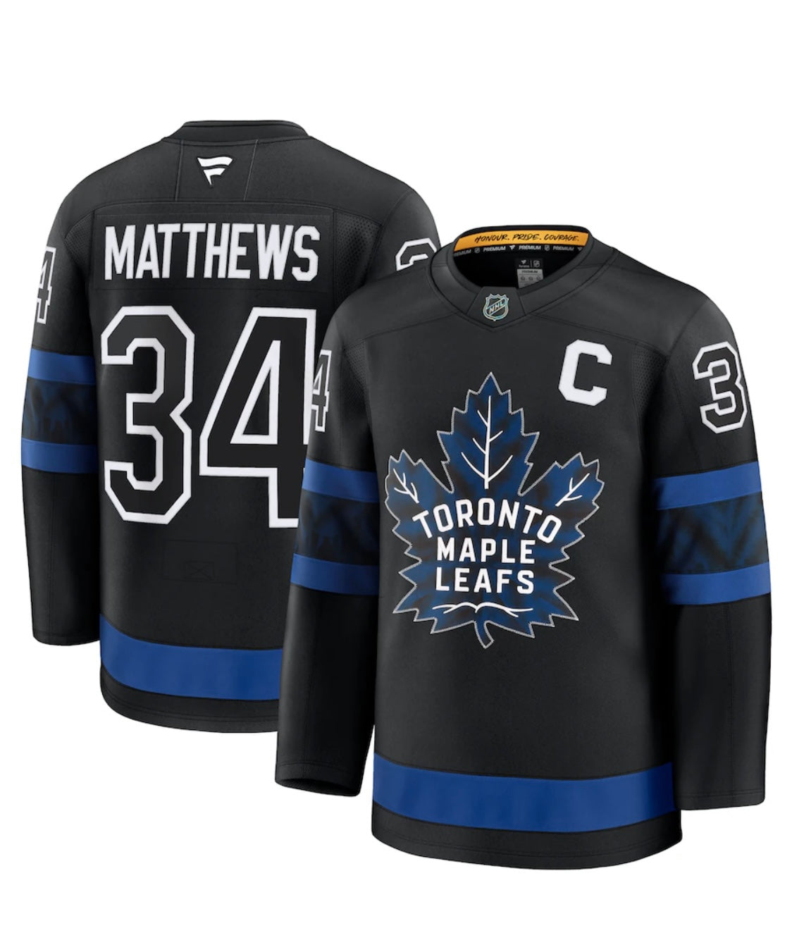 Toronto Maple Leafs Auston Matthews #34 Fanatics Alternate Premium