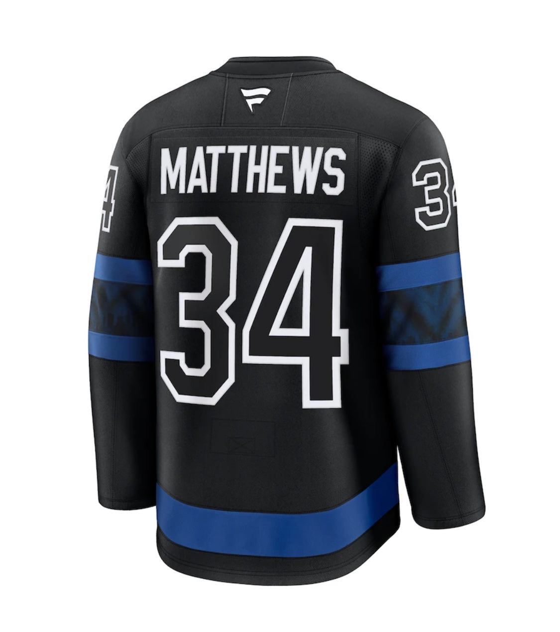 Toronto Maple Leafs Auston Matthews #34 Fanatics Alternate Premium Player Jersey with C - Black - Pro League Sports Collectibles Inc.