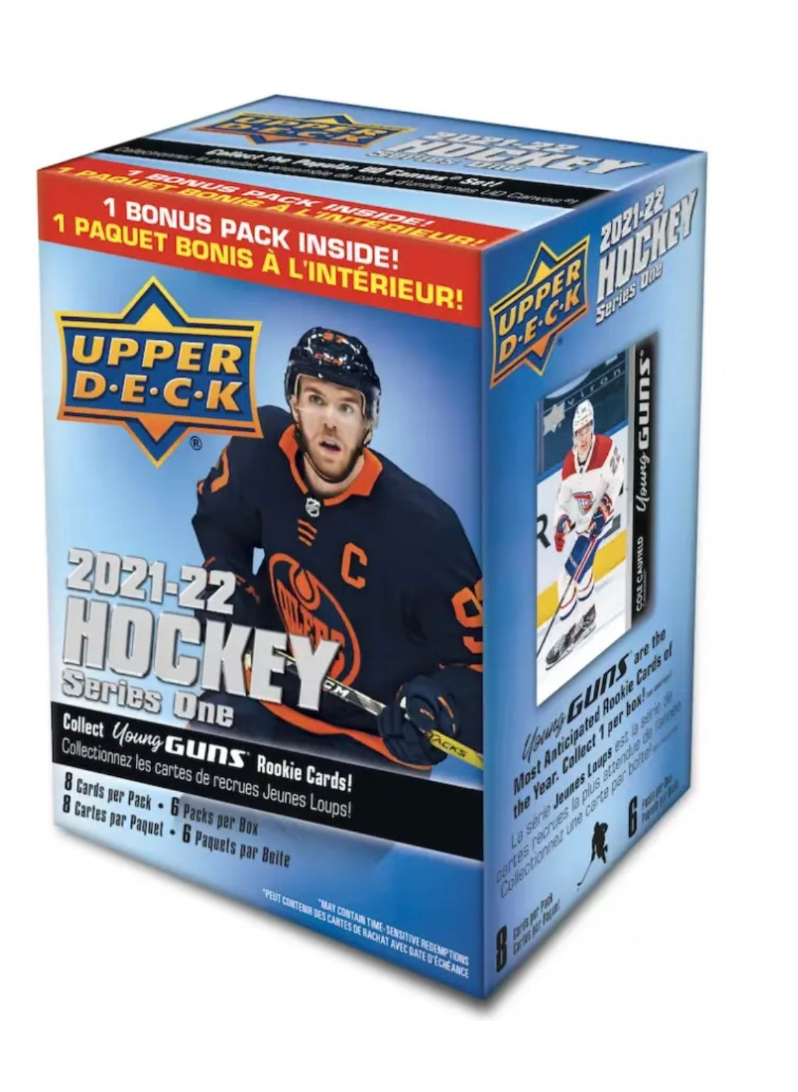 2021-22 Upper Deck Hockey Cards Series One (Blaster) Box - Pro League Sports Collectibles Inc.