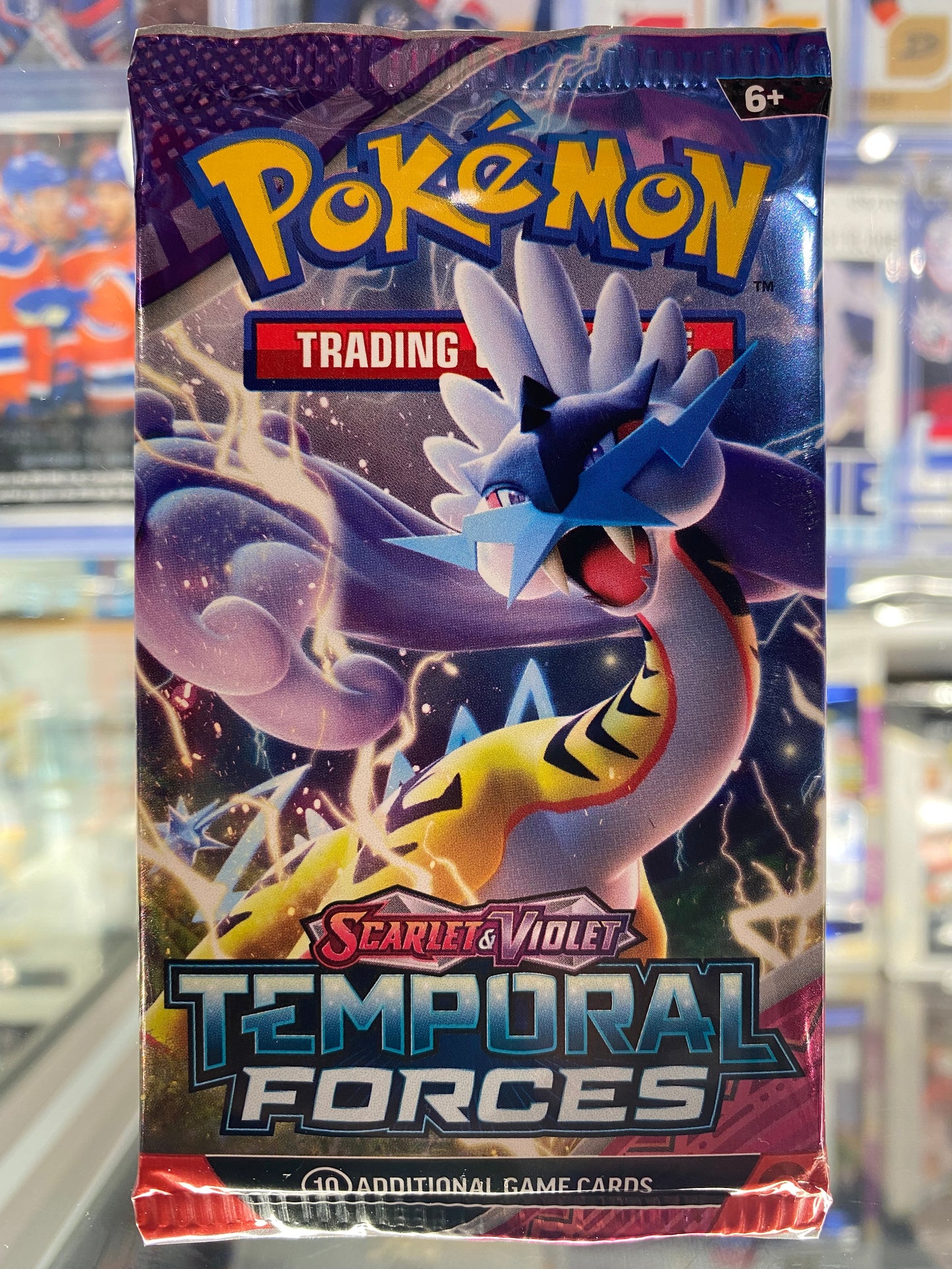 Pokémon TCG: Scarlet & Violet Temporal Forces Booster Pack (10 Cards) - Pro League Sports Collectibles Inc.